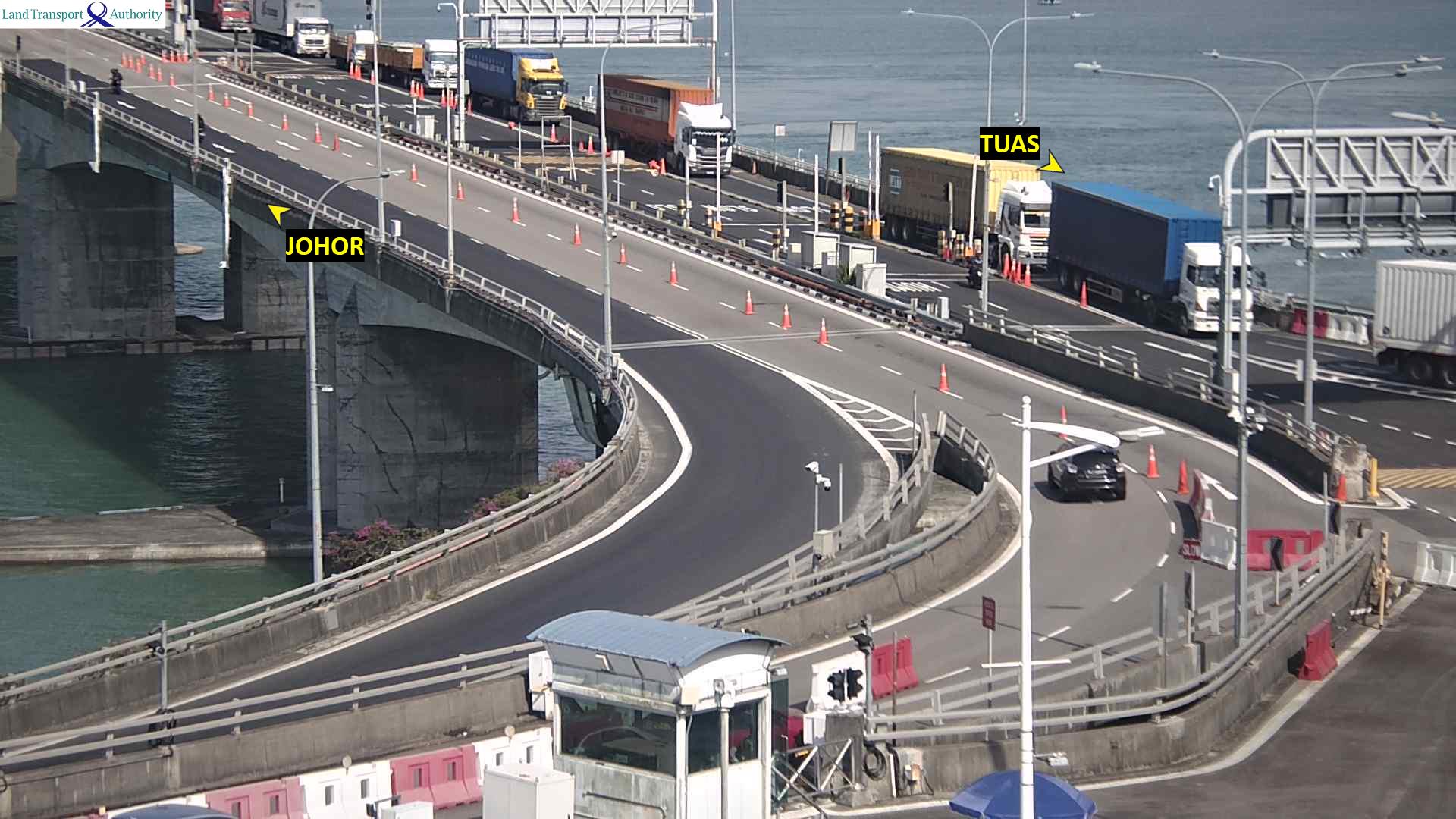 Tuas SG → JB traffic camera — Second Link at Tuas
