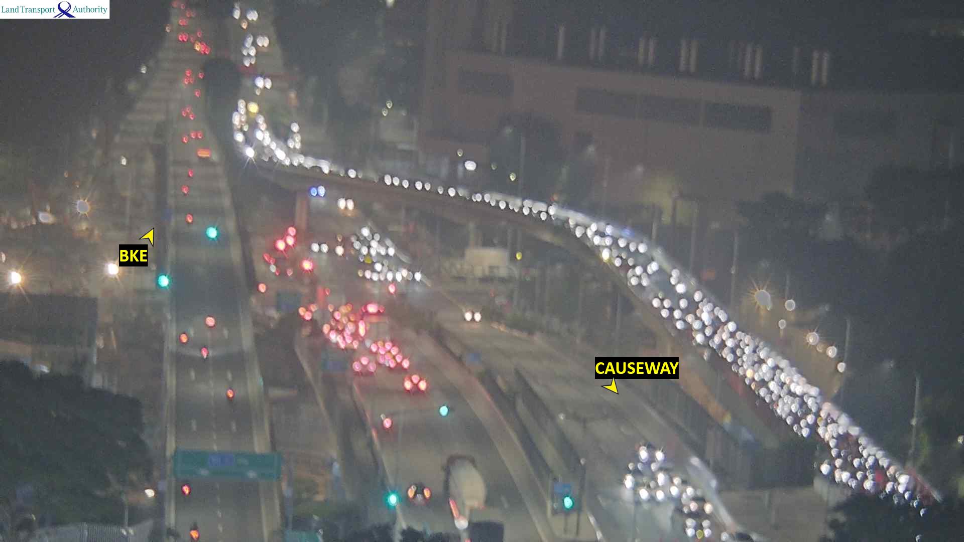 Woodlands Checkpoint, towards the BKE — live traffic camera